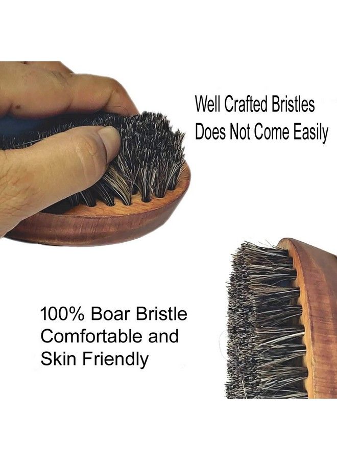 UrbanMooch Boar Bristle Beard Brush & Neem Wood Beard Comb For Beard Styling & Hair Care Combo Set - Image 4