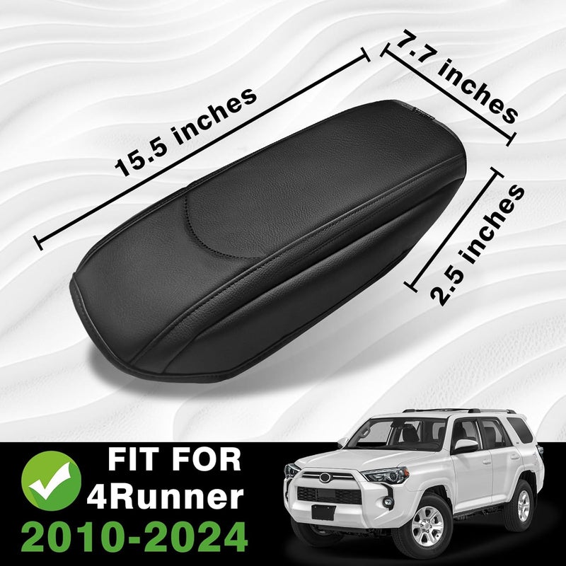 Muslogy غطاء وسادة المسند الأمامي لوحدة التحكم المركزية من ، مناسب لسيارة Toyota 4Runner (طرازات 2010-2024)، مكون إضافي للراحة، مصنوع من جل نباتي، سمكه العادي. - Image 3