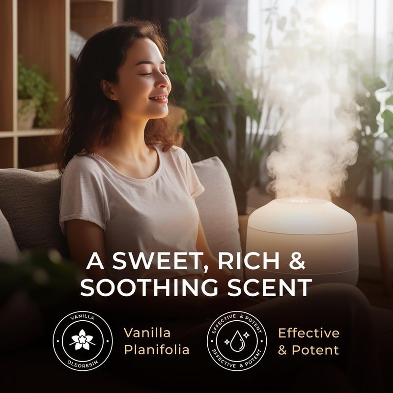 gya labs زيت الفانيليا العطري من جيا لابز - 0.34 أونصة سائلة - للشعر، البشرة، الناشر، العلاج بالروائح وصنع الشموع بنفسك - Image 3