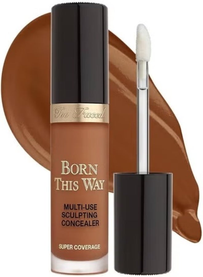 توب فيسد للمستحضرات التجميلية تو فيسد بورن ذيس واي، خافي عيوب البشرة متعدد الاستخدامات بتغطية فائقة - عميق مع ألوان تحتية ذهبية 13.5 مل - Image 1