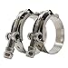 ROADFORMER 15 T Bolt Hose Clamp Stainless Steel Working Range 41mm 48mm for 15 ID Hose with 2mm 5mm Wall Thickness Roadformer TBolt Clamps Featured to Provide Reliable Sealing Force 2 Pack - Image 2