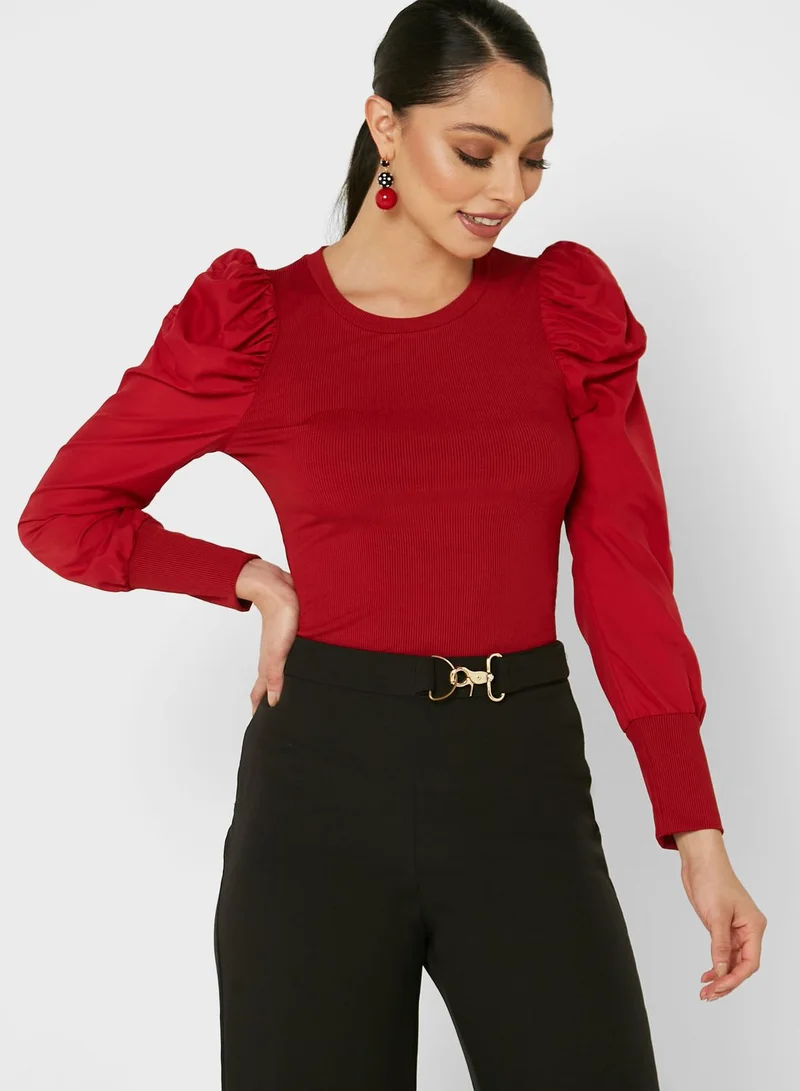 ELLA Puff Sleeve Top