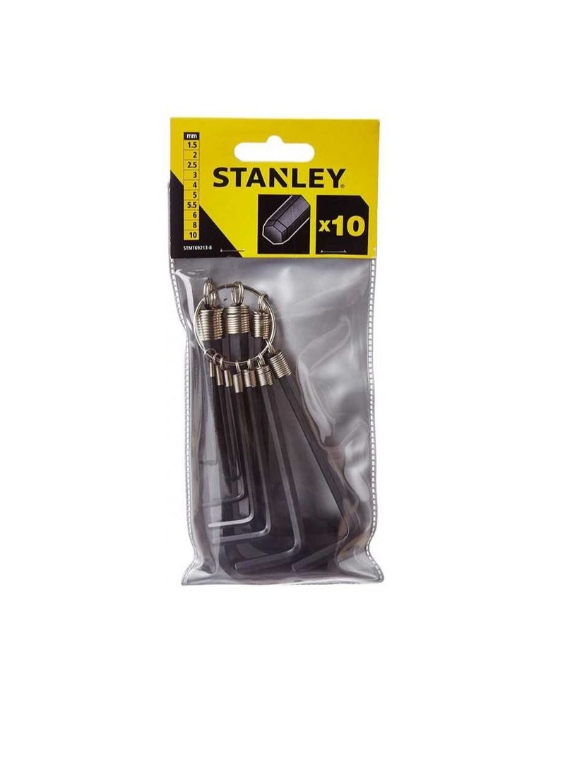 Stanley Stanley 10 pieces Hex Key set Ring  - Image 1