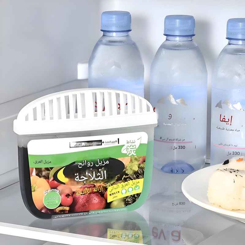 Deodor of the unpleasant smells of the refrigerator - absorption of the environment friendly scent designed for refrigerators and freezing, deviates bad smells, keeps fresh food and air inside clear a - Image 2