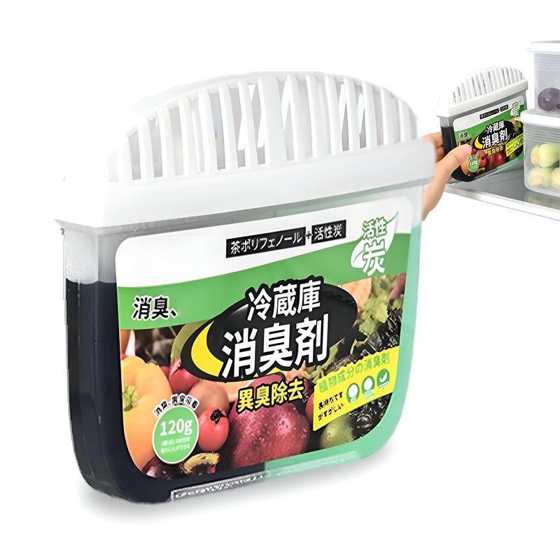 Deodor of the unpleasant smells of the refrigerator - absorption of the environment friendly scent designed for refrigerators and freezing, deviates bad smells, keeps fresh food and air inside clear a - Image 1