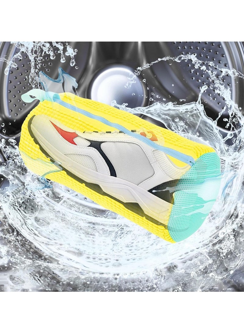 M MIAOYAN Shoe Laundry Bag | Reusable Cleaning Bag for Washing Machine and Dryer | Fits All Types and Sizes of Shoes (Yellow, 1-Pack)  - Image 3