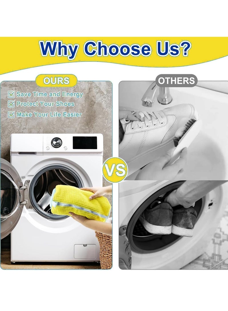 M MIAOYAN Shoe Laundry Bag | Reusable Cleaning Bag for Washing Machine and Dryer | Fits All Types and Sizes of Shoes (Yellow, 1-Pack)  - Image 5