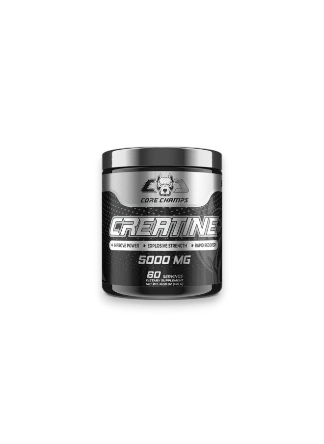 CORE CHAMPS - Creatine 5000mg, 300gm, 60 Servings - Image 1