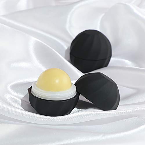 longway 0.24Oz (7ml) Empty Lip Balm Sphere Containers | Screw Cap Lipstick Tubes/Chapstick Tubes/Chapstick Holder for Lip Gloss & BPA FREE (Pack of 10, Black) - Image 4