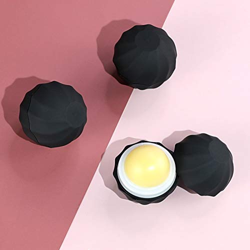 longway 0.24Oz (7ml) Empty Lip Balm Sphere Containers | Screw Cap Lipstick Tubes/Chapstick Tubes/Chapstick Holder for Lip Gloss & BPA FREE (Pack of 10, Black) - Image 2