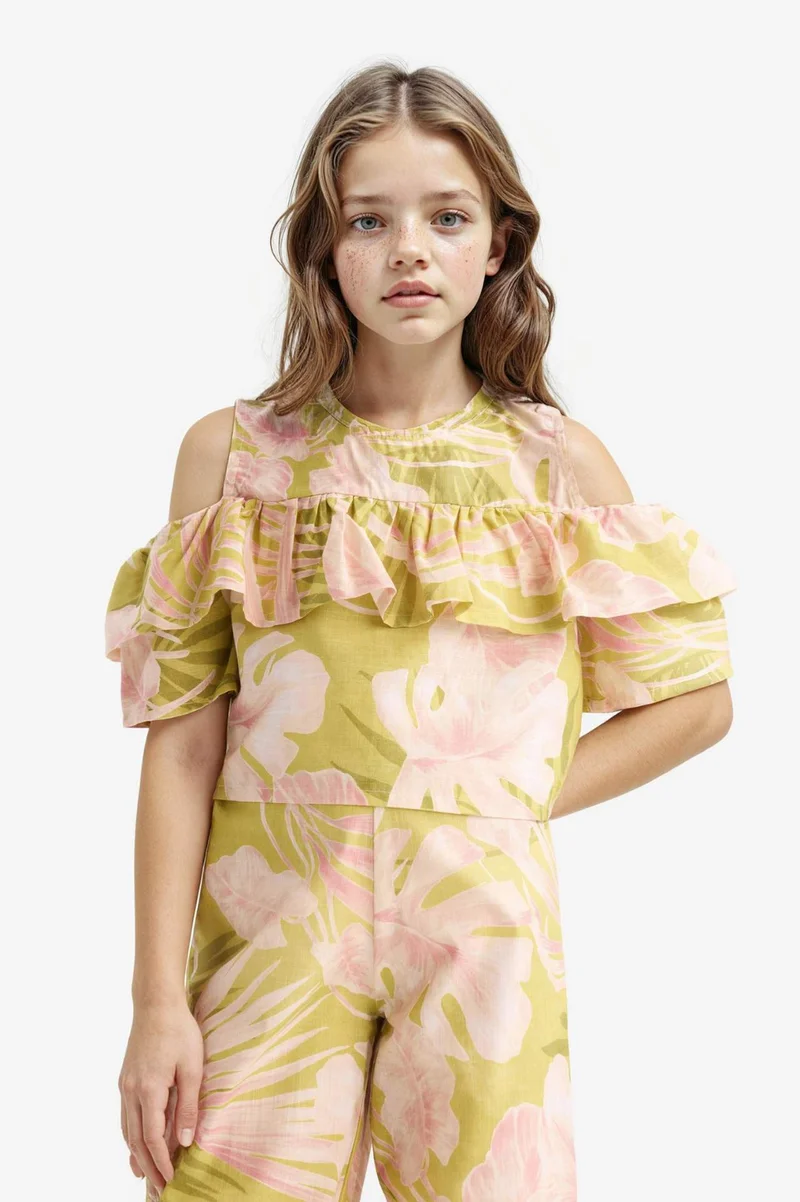 ديفاكتو Girl Short Sleeve Blouse