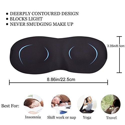 Hiver 100% Mulberry Silk Eye Mask, Super Smooth Sleep Mask and Blind Fold Eye Shade (Purple) - Image 4