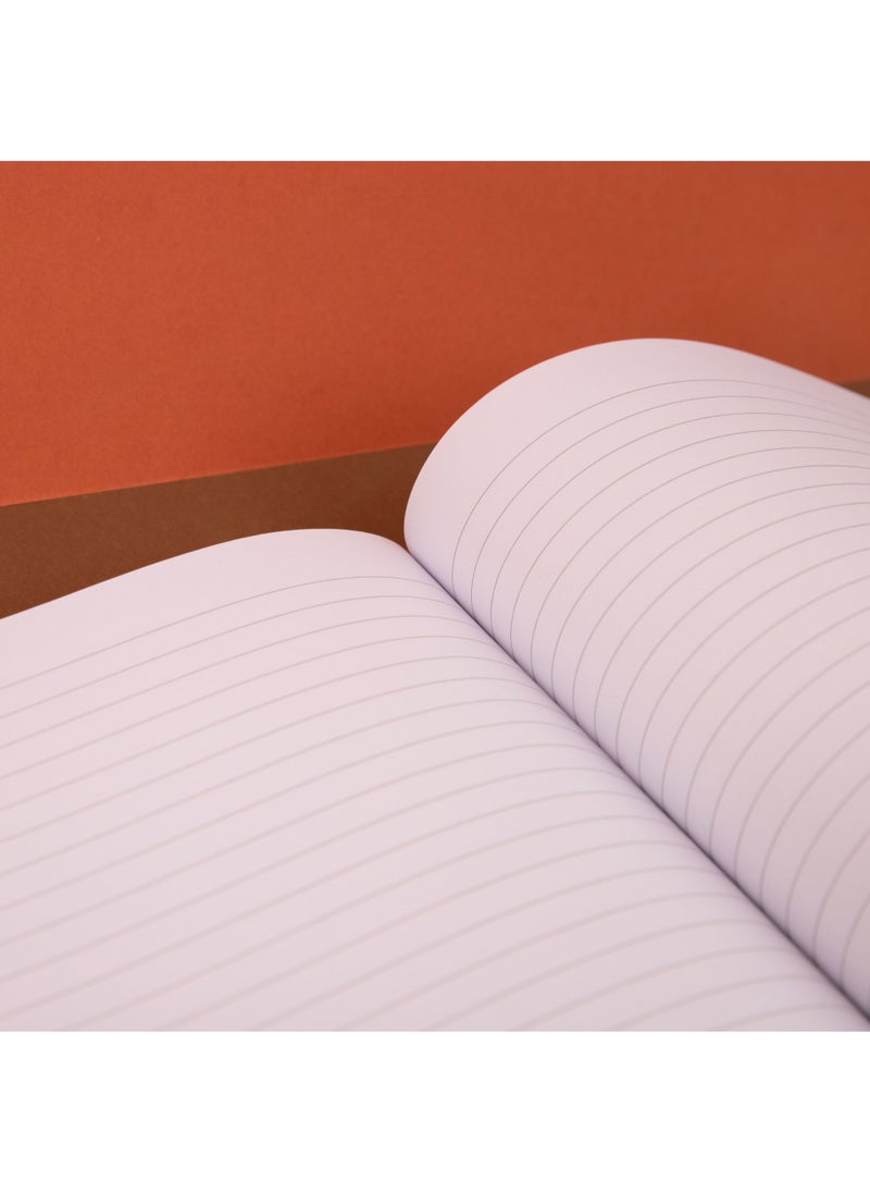 بريما A4 دفتر تسجيل 100 ورقة | a4 دفتر ريكورد مخطط، غلاف متين من الكرتون، صفحات ناعمة وخفيفة الوزن للحفاظ على كتابات نظيفة على الوجهين، حجمه نحيف للحمل السهل - Image 3