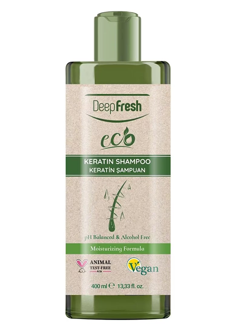 Deep Fresh Two Pieces of Keratin Shampoo 400 ml - Image 5