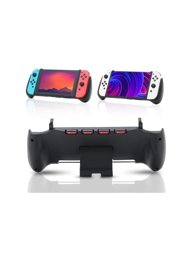 بروماس مقبض سويتش OLED متوافق، مقبض ملحقات سويتش OLED متوافق مع وحدة تخزين الألعاب ومسند، مقبض يد متوافق مع نينتندو سويتش وسويتش OLED - Image 3