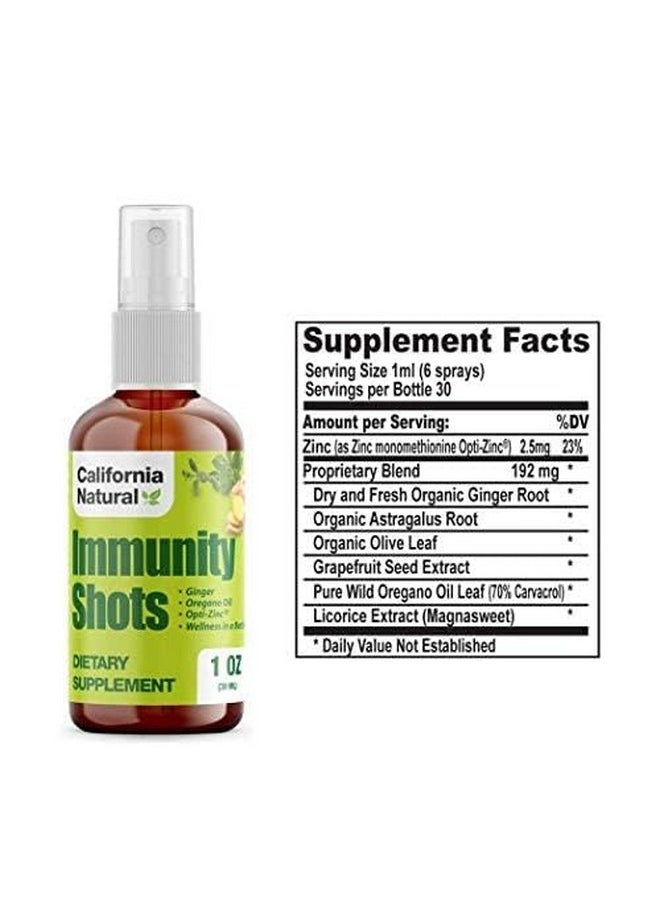 California Natural California Natural - Immunity Shots Spray - 1 oz. Formerly Wellness Shots by California Natural  - Image 5