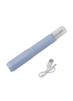 Electric Fish Scaler Automatic Handheld Quick Efficient ABS Stainless Steel Labor Saving Electric Fish Scale Remover for Processing Ingredients Blue