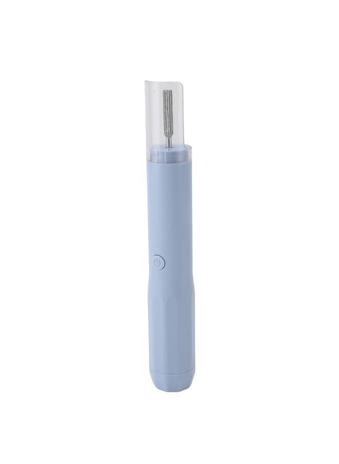 Thoraya - Electric Fish Scaler Automatic Handheld Quick Efficient ABS Stainless Steel Labor Saving Electric Fish Scale Remover for Processing Ingredients Blue - Image 1