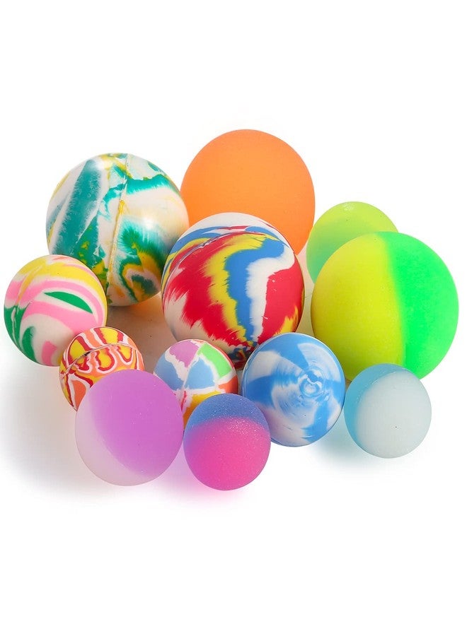 Promote 12 pcs Bouncy Ball 3 Sizes (32mm, 40mm, 85mm) Bouncing Rubber Balls Colorful Bouncy Ball Party Bag Fillers for Party Gift Decoration Favors and Carnival Prizes - Image 1