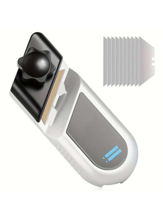 1 Set Drywall Cutting Machine With 10 Blades For 45 90 Degree V Chamfer Cuts - Image 1