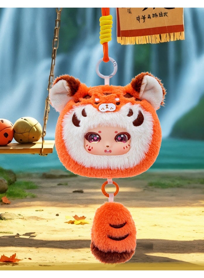 Dreamer Bag Pendant,  Series Vinyl Plush Toy, Soft Hair, Setachable Hanging Rope — Tiger - Image 2
