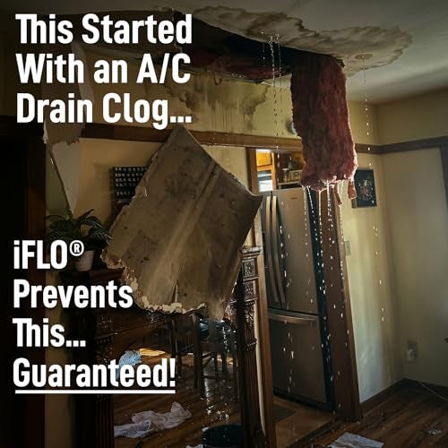 iFLO Smart AC Drain Line and Drain Pan Cleaner for HVAC System ClogFree Easy Installation AppControlled Air Conditioner Maintenance Includes 36oz Cleaner Cartridge Concentrate 6 Month Supply - Image 3