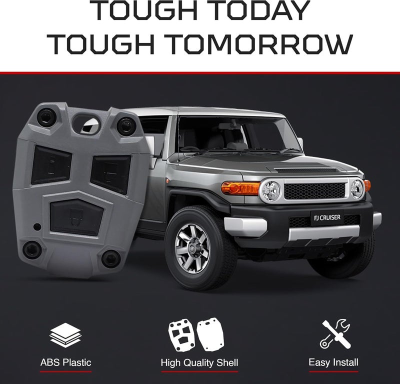 AJT DESIGN مفتاح سيارة من البلاستيك ABS لطراز FJ Cruiser (2008-2014) - Image 3
