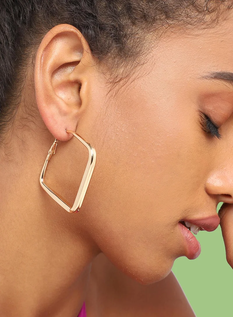 SOHI Party Artificial Hoop Earring Jewellery