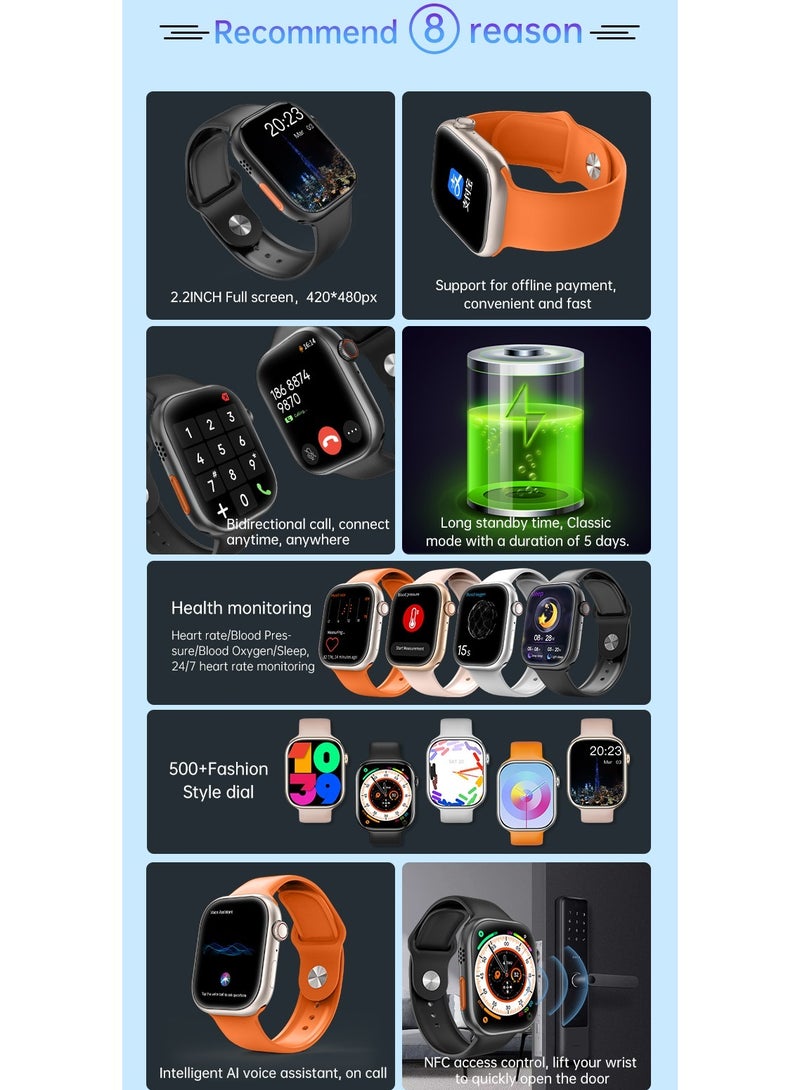 AROAQ New Arrival GS9 Max Smart Bracelet NFC Waterproof IP67 Sport Smart Watch - Image 5