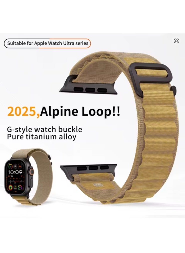 (Pack of 3) Alpine Loop Band for Apple Watch Ultra 1/2/3 49mm 46mm 45mm 44mm 42mm, Nylon Woven Sport Strap Compatible with iwatch Series 11 10 9 8 7 6 5 4 3 2 1 SE - Image 5