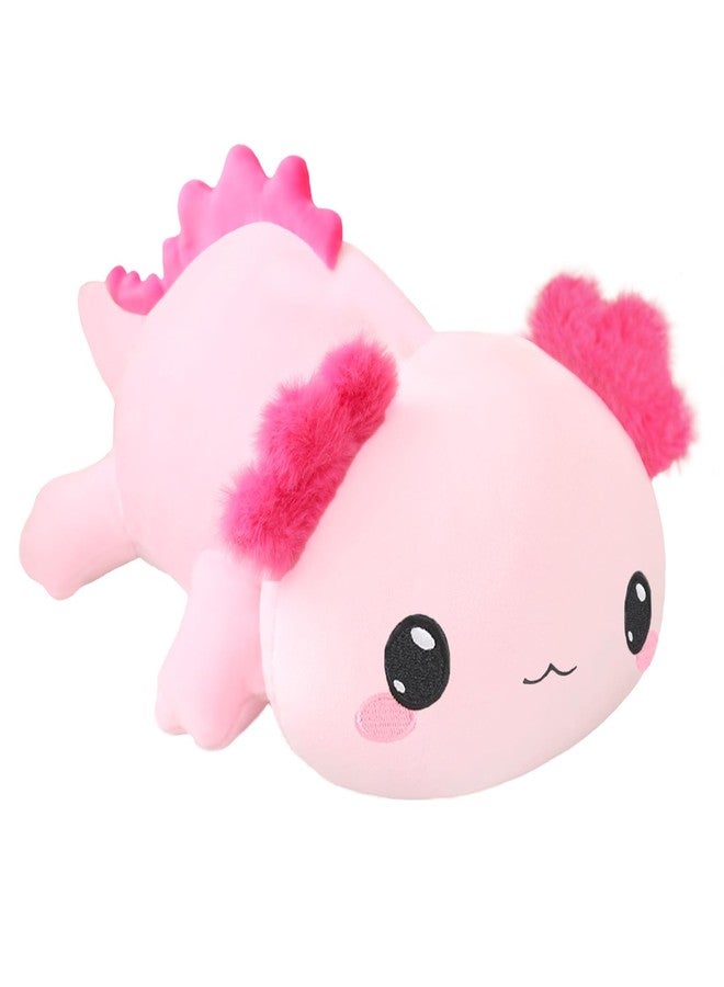 SQEQE Weighted Axolotl Plush, Weighted Axolotl Stuffed Animal, Cute Plushies Soft Pink Pillow Toy Gift for Kids Adults 9.8 Inch, 0.8 lbs - Image 1