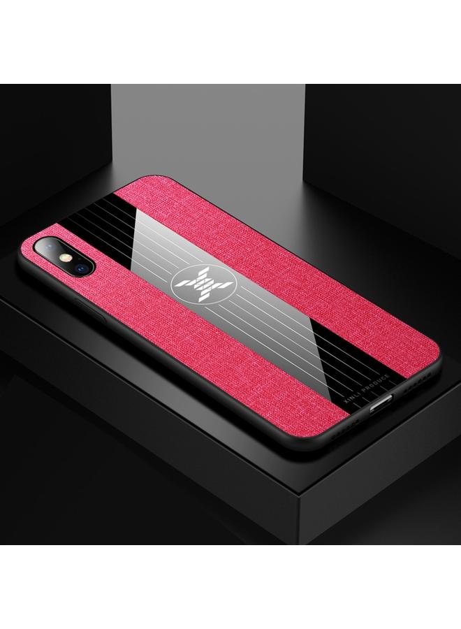 The Bros Case For iPhone X / XS Stitching Cloth Texture Shockproof TPU Protective Case