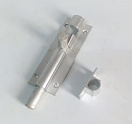 Aluminium Tower Bolt 4 inch 4 Pcs TB003 Silver Coating - Image 3
