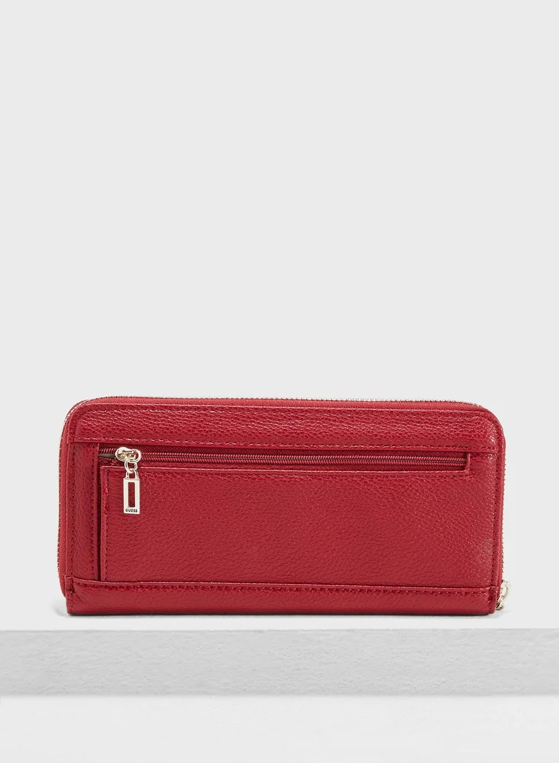 GUESS Vikky Large Zip Around Purse