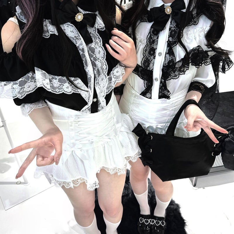 Jirai Kei Blouse | Cutecore Shirt Ouji Fashion Clothes Hime Gyaru Himekaji Shoujo Girl Kawaii Vkei Decora Jojifuku - Image 2
