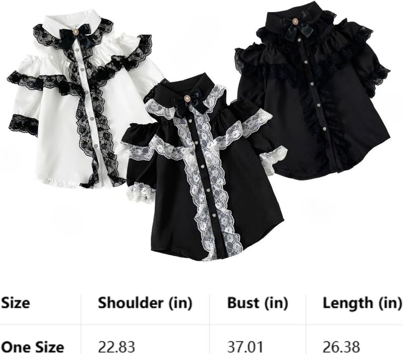 Jirai Kei Blouse | Cutecore Shirt Ouji Fashion Clothes Hime Gyaru Himekaji Shoujo Girl Kawaii Vkei Decora Jojifuku - Image 4