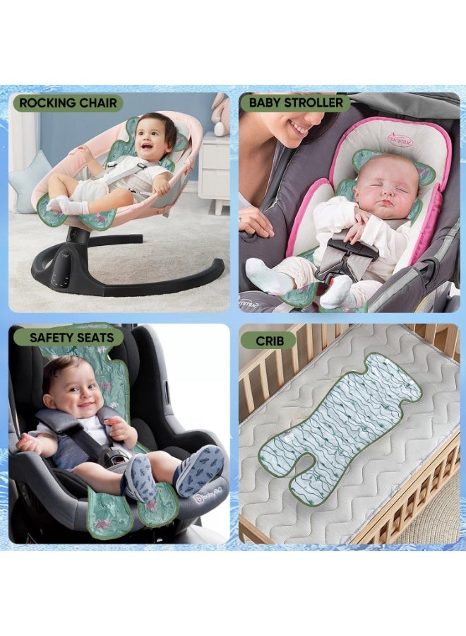 Miracle Baby Reversible Universal Stroller Cushion Cooling Pad for Baby, Cooler Car Seat Insert for Summer - Image 5