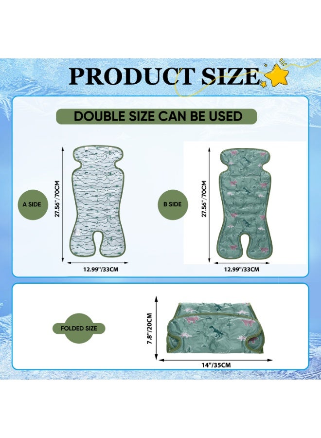 Miracle Baby Reversible Universal Stroller Cushion Cooling Pad for Baby, Cooler Car Seat Insert for Summer - Image 2