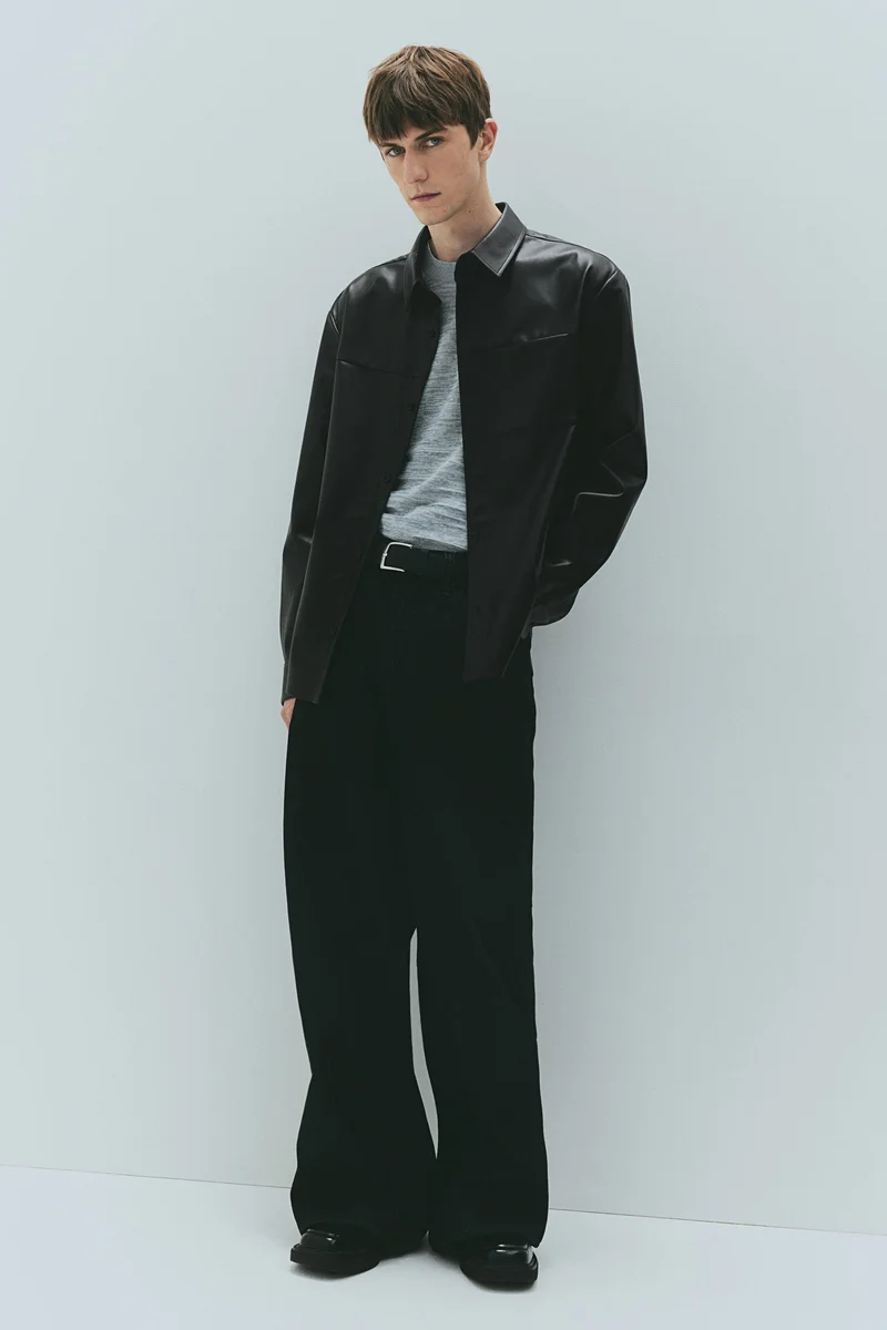 H&M Regular Fit Coated shirt