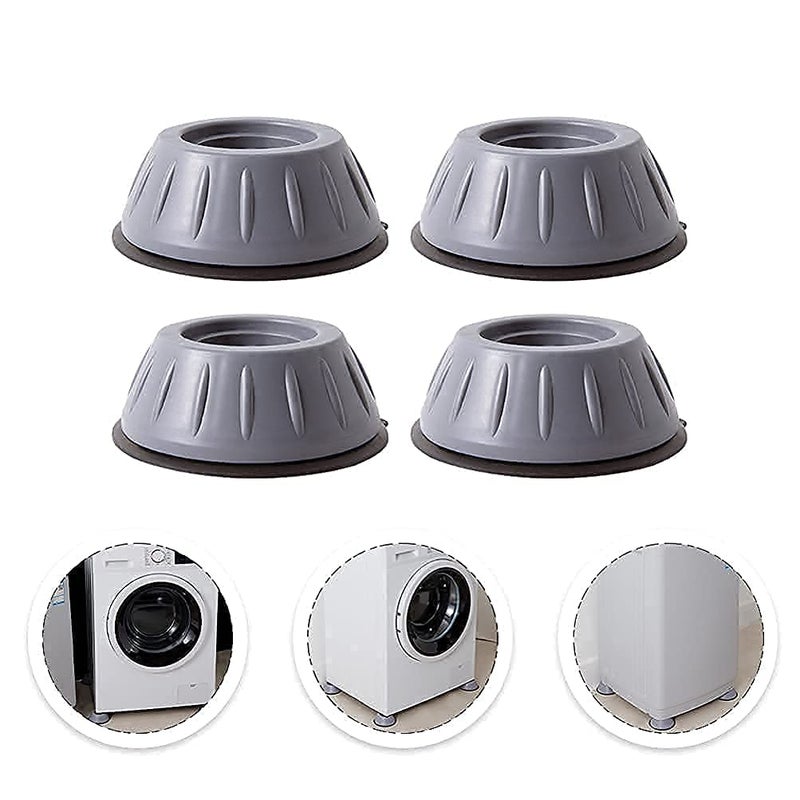 ISTARA Istara Washer Dryer Anti Vibration Pads with Suction Cup Feet Fridge Washing Machine Leveling Feet Anti Walk Pads Shock Absorber Furniture Lifting Base4 Piece  - Image 5
