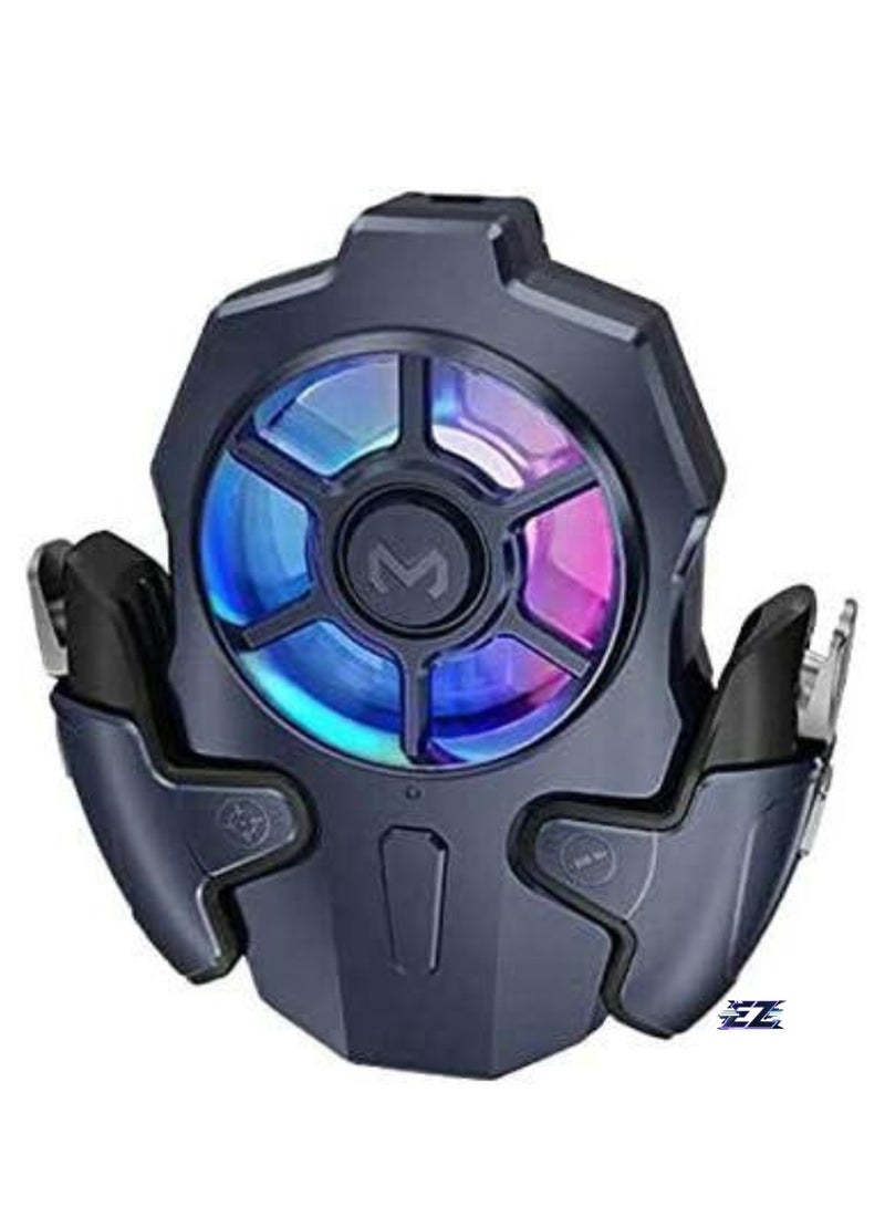 ELTRAZONE PUBG Mobile Controller Phone Fan Cooler Gamepad – L1R1 Trigger Joystick Control for iOS/Android, Enhanced Gaming Performance, Cooling Function for Extended Playtime - Image 1