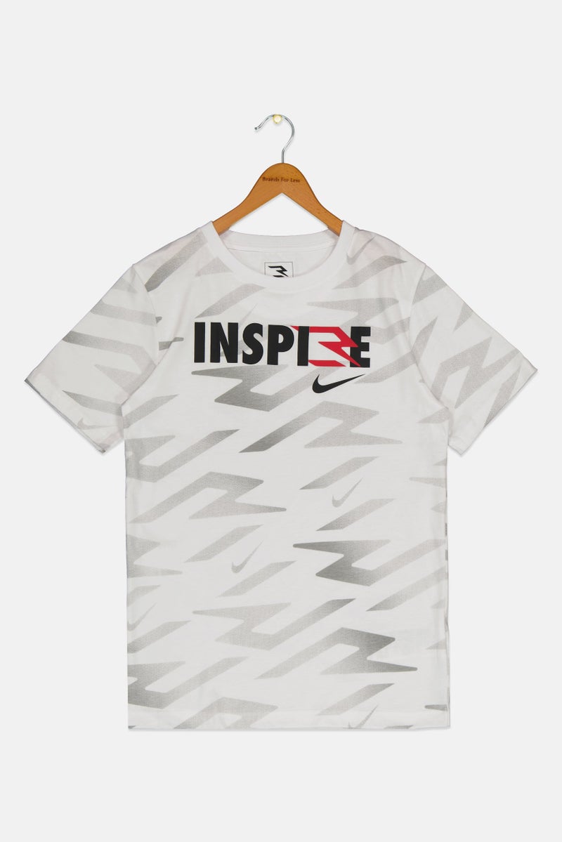 Nike تي شيرت جري قصير الأكمام للأطفال من نايك 3 براند بواسطة راسل ويلسون، متعدد الألوان - Image 1