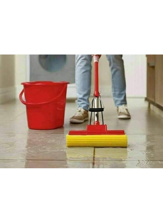Tamima PVA Mop with Self-Squeezing – Super Absorbent & Comfortable Metal Handle – Multi-Color to Suit All Tastes - Image 3