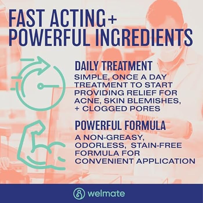 WELMATE - Adapalene Gel 0.1% (2 Pack) Acne Treatment - Once Daily Topical Retinoid - Oil Free - Fragrance Free - Previously Prescription Only - Value Size - Over-the-Counter Medication - Skin Care - Image 4