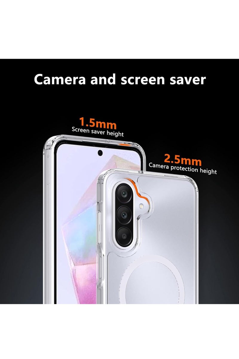 MIGOFAST Samsung Galaxy A16 5G MagSafe Hybrid Clear Case Compatible with Samsung Galaxy A16 5G  Compatible with MagSafe, PC with TPU Hybrid Technology for Galaxy A16 - Image 4