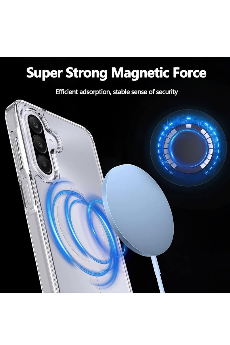 MIGOFAST Samsung Galaxy A16 5G MagSafe Hybrid Clear Case Compatible with Samsung Galaxy A16 5G  Compatible with MagSafe, PC with TPU Hybrid Technology for Galaxy A16 - Image 2