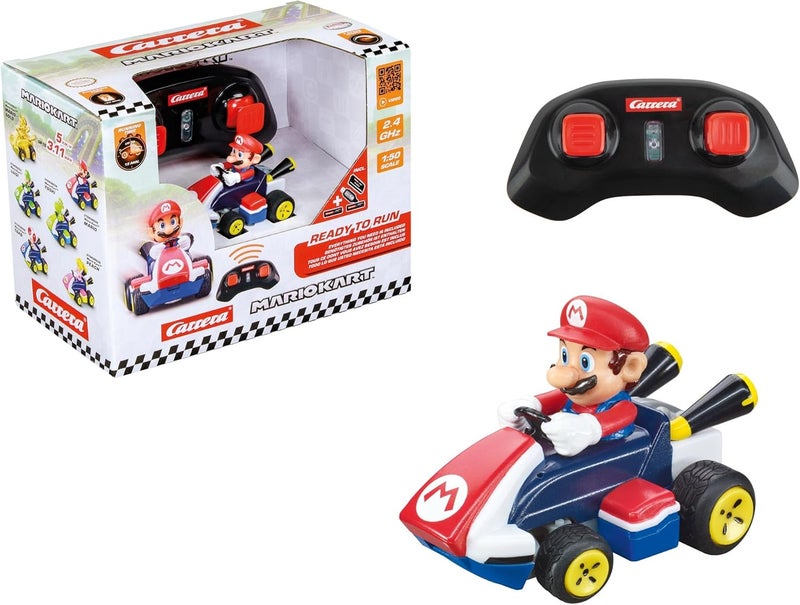 Carrera RC Mario Kart Mini RC Mario Red – Ready to Run, Fun for Kids & Adults, Official Licensed - Image 2