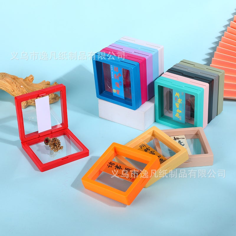 Pe Color Jewelry Box Jewelry Storage Box Pe Suspension Box Film Box Anti-Oxidation Pe Film Jewelry Box - Image 3