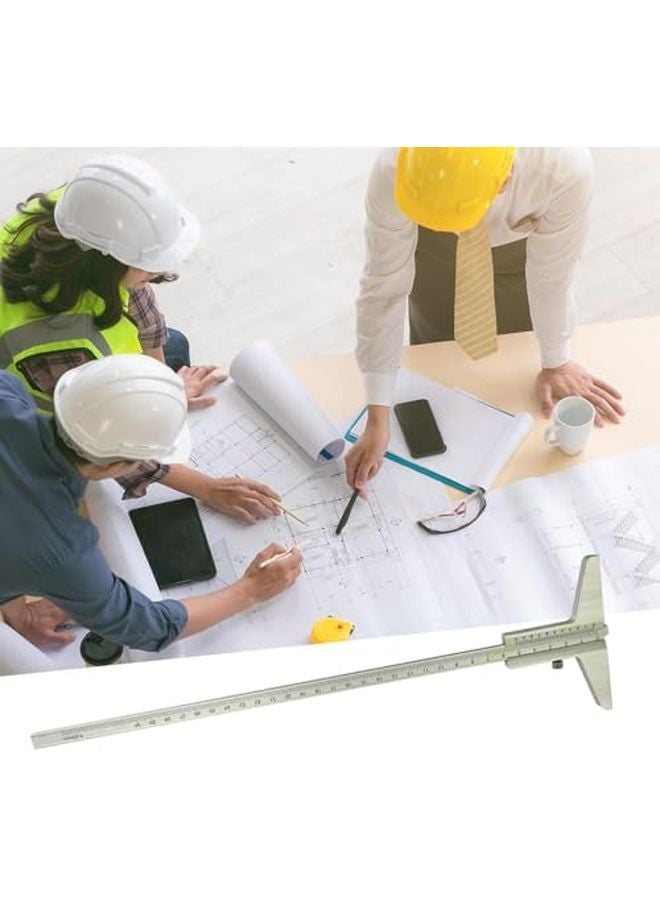 Precision Vernier Caliper 0 300mm Silver High Accuracy Aluminum Alloy Measuring Tool - Image 5