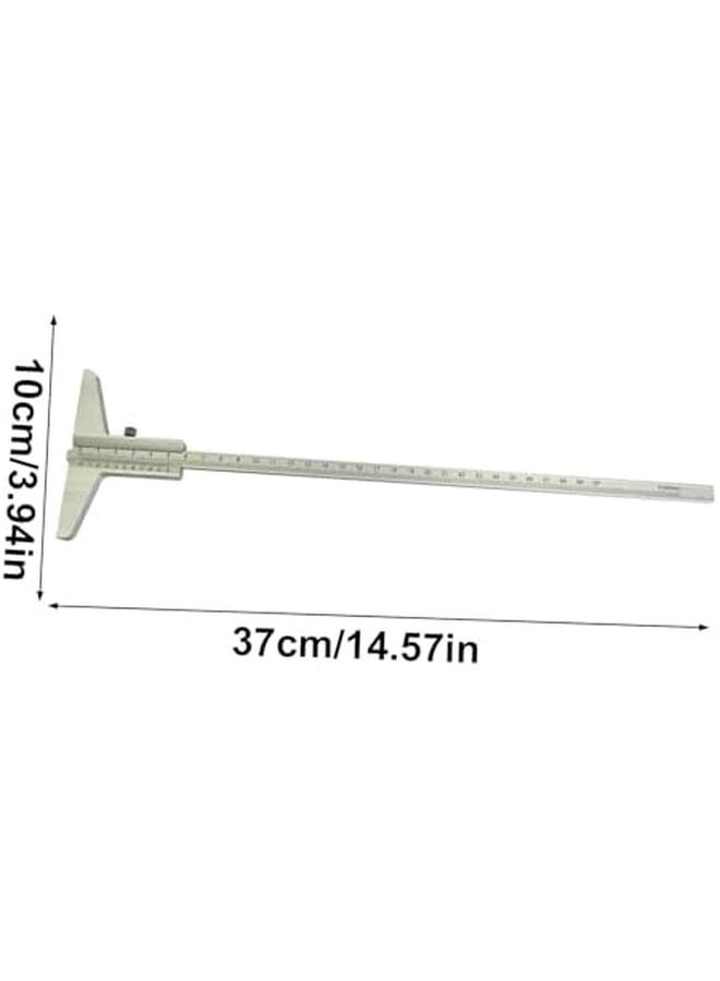 Precision Vernier Caliper 0 300mm Silver High Accuracy Aluminum Alloy Measuring Tool - Image 3